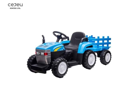 3+年の子供のためのトラクターそしてトレーラーのペダル動力の乗車|より大きい子供のために調節可能|容易なアセンブリ