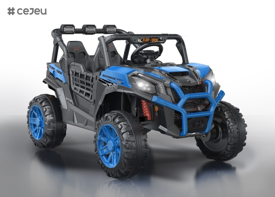 12V UTV 車に乗る 子供用 バッテリー駆動 リモコン付きおもちゃに乗る 4ホイール乗る 音楽付き車に乗る