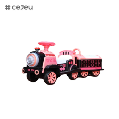 CJ-1788 ボディとコンパートメント/Bluetooth/音楽/ライト/ワンクリックスタート付きの男の子と女の子のための電車スクーター