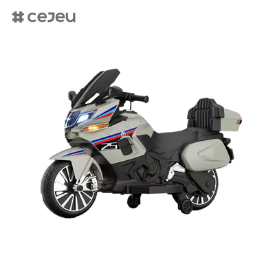 CJ-R125 電動オートバイ, 12V7/550*2,幼稚園教育 音楽モジュレーション ブルートゥース 一クリックブレーキホイール*2