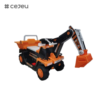CJ-CT-300 6V4.5A*1 380モーター付き 手動掘削腕 幼児教育機能 音楽ストーリー 英語 USB MP3 ブルートゥース LED