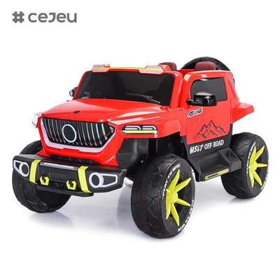 CJ-SF-5688 最新 大型 12V7Ah 大型 4 モータードライブ キッズ 電動車/ピンク カラー 2 スピード キッズ 5-12年間オフロード車に乗る