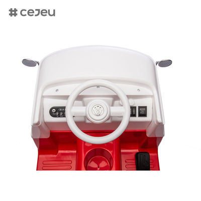 CJ-XB-1128 2025 新しい免許 ID.Buzz ミニバス 電動車 車に乗る赤ちゃん 免許車 フォルクスワーゲン VW バス 電動車に乗る バス 玩具 車 2-4歳