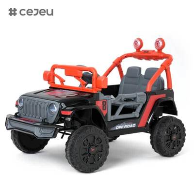 CJ-SMT-908 12V 電動キッズおもちゃ車 2025 - 子供用乗用車 4輪 大容量バッテリー搭載車 2人乗り 女の子向け