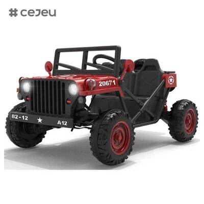 CJ-XH-JC609 スウィング機能と教育音楽付きの電気自動車の4輪乗り 2〜7歳
