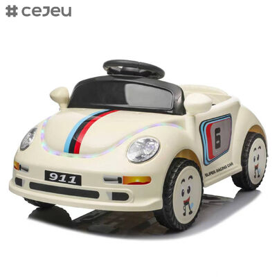 CJ-KQT-911 レトロビートル 電動四輪車 車の前面サラウンドライト ブルートゥース 乗れる電動車