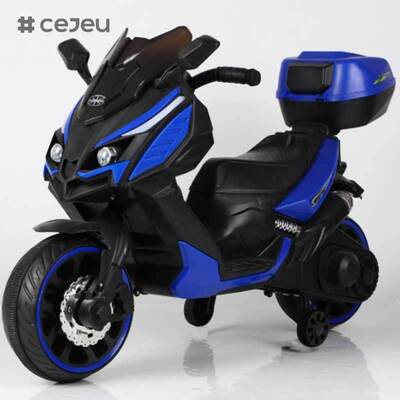 CJ-XL-1988 ユニセックス 3輪電動バイク バッテリー式 小型プラスチックホイールライドオンおもちゃ 子供用 3～8歳 最新モデル 人気