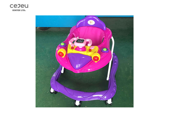 13か月間ハンドルを持つロケット紫色のDeisgnの赤ん坊の折り畳み式の歩行者