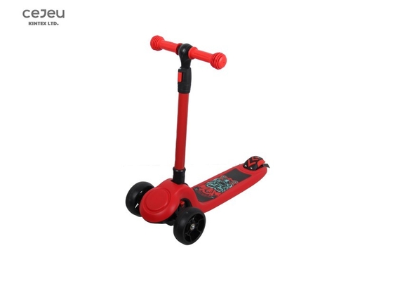 誕生日プレゼントのために適した赤い子供3の車輪の蹴りのスクーター