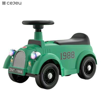 おもちゃの赤ん坊の乗車|子供の押し車の音楽的な歩行者の乗車カートを押す車の滑走に床を張るのに必要とされる電池無しフィート