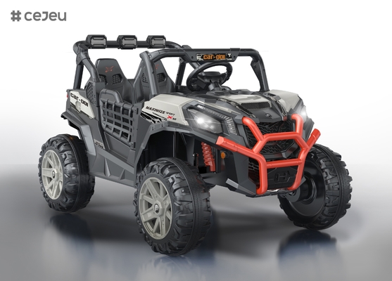 12V UTV 車に乗る 子供用 バッテリー駆動 リモコン付きおもちゃに乗る 4ホイール乗る 音楽付き車に乗る