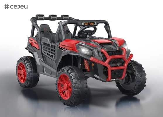12V UTV 車に乗る 子供用 バッテリー駆動 リモコン付きおもちゃに乗る 4ホイール乗る 音楽付き車に乗る