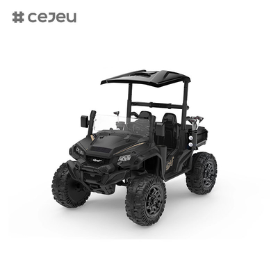 CJ-5189 12V 2人乗り キッズ UTVカー, 10AH 電動車 トラックカー 2x550W モーター,おもちゃゴルフクラブ