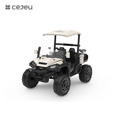 CJ-5189 12V 2人乗り キッズ UTVカー, 10AH 電動車 トラックカー 2x550W モーター,おもちゃゴルフクラブ
