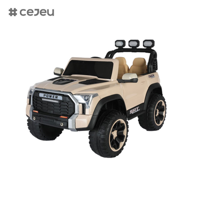 CJ-6188 12V 2人乗り キッズ UTVカーに乗る 4.5AH電気自動車 トラックカー 2x390Wモーター,男の子と女の子のために