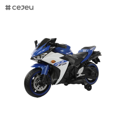 CJ-N-888 12V 子供用のバイクに乗る バッテリー駆動 2輪モーターサイクルの玩具 ブルーツ,音楽,ライト...