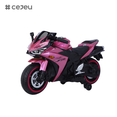 CJ-N-888 12V 子供用のバイクに乗る バッテリー駆動 2輪モーターサイクルの玩具 ブルーツ,音楽,ライト...