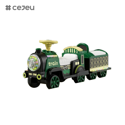 CJ-1788 ボディとコンパートメント/Bluetooth/音楽/ライト/ワンクリックスタート付きの男の子と女の子のための電車スクーター