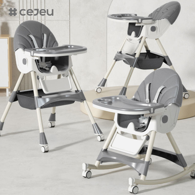 CJ-27,3 1+PP+倉庫バスケット ピンク/灰色/青色/金色 4色60*75*97cm 信頼性と安全性のある赤ちゃんハイチェア