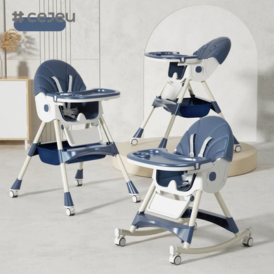 CJ-27,3 1+PP+倉庫バスケット ピンク/灰色/青色/金色 4色60*75*97cm 信頼性と安全性のある赤ちゃんハイチェア