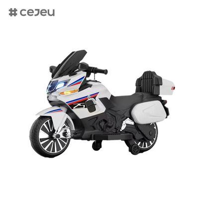 CJ-R125 電動オートバイ, 12V7/550*2,幼稚園教育 音楽モジュレーション ブルートゥース 一クリックブレーキホイール*2