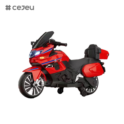 CJ-R125 電動オートバイ, 12V7/550*2,幼稚園教育 音楽モジュレーション ブルートゥース 一クリックブレーキホイール*2