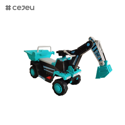 CJ-CT-300 6V4.5A*1 380モーター付き 手動掘削腕 幼児教育機能 音楽ストーリー 英語 USB MP3 ブルートゥース LED