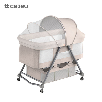 CJ-BJJ-001 高さ調節可能な赤ちゃんのベビーベッド ベビーベッド ベビーベッド 300D ベビーベッド