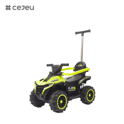 FRY-868-1 プッシュハンドル 子供 カーに乗る 屋根付き 警備員 幼児教育 子供 ATV 電気 子供 車に乗る