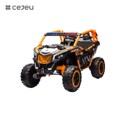 24V 12V 4WD キッズ エレクトリック UTV オフロード 玩具車に乗る 2.4G RC カーボンステールフレーム 高強度 四輪ショック