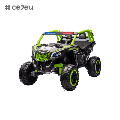 24V 12V 4WD キッズ エレクトリック UTV オフロード 玩具車に乗る 2.4G RC カーボンステールフレーム 高強度 四輪ショック