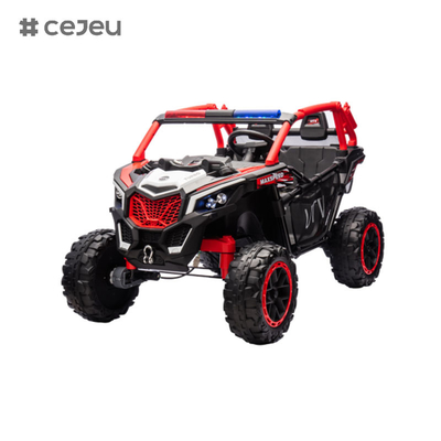 24V 12V 4WD キッズ エレクトリック UTV オフロード 玩具車に乗る 2.4G RC カーボンステールフレーム 高強度 四輪ショック