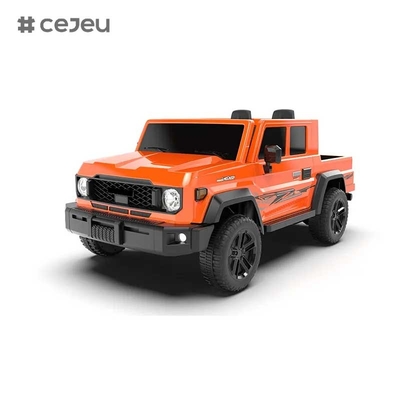 CJ-TTXB-HZBB-985 2025 新型電気4WDトラック キッズ 4×4ホイール乗用 3-8歳 2座オフロードRC バッテリー付き