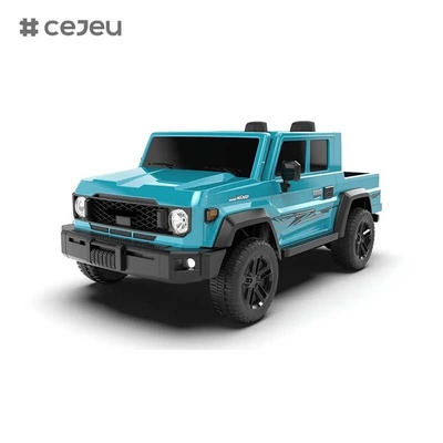CJ-TTXB-HZBB-985 2025 新型電気4WDトラック キッズ 4×4ホイール乗用 3-8歳 2座オフロードRC バッテリー付き