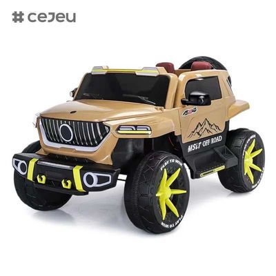 CJ-SF-5688 最新 大型 12V7Ah 大型 4 モータードライブ キッズ 電動車/ピンク カラー 2 スピード キッズ 5-12年間オフロード車に乗る