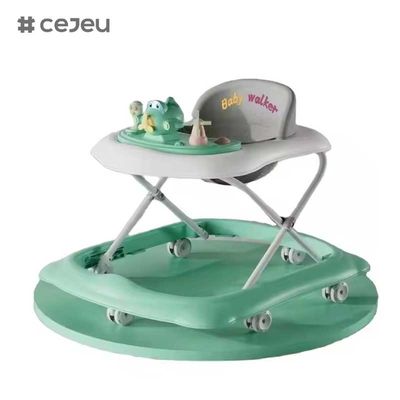 CJ-BDW-101 折りたたみ可能なベビーウォーカー 静音ホイール プラスチック音楽アニメ ベビーウォーカー 音楽/旋回ホイール ベビーウォーカー 中国向け