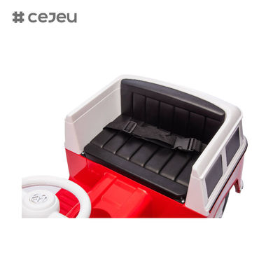 CJ-XB-1128 2025 新しい免許 ID.Buzz ミニバス 電動車 車に乗る赤ちゃん 免許車 フォルクスワーゲン VW バス 電動車に乗る バス 玩具 車 2-4歳