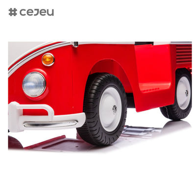 CJ-XB-1128 2025 新しい免許 ID.Buzz ミニバス 電動車 車に乗る赤ちゃん 免許車 フォルクスワーゲン VW バス 電動車に乗る バス 玩具 車 2-4歳
