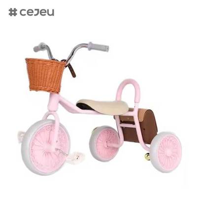 CJ-BY-02 子供用三輪車 ホット 子供用三輪車 ベビーカー 転倒防止 ペダル付き 揺れるペダル三輪車