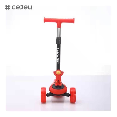 CJ-YLKB-808 2025 ホットセール リトル宇宙飛行士 子供のための電気スクーター 3 PUホイールライトと音楽 スプリングで安価なダンス製品