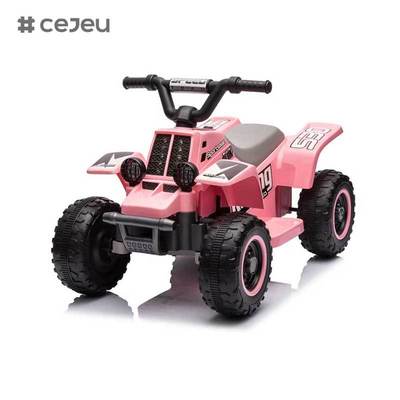 CJ-JS-511 子供のATV電動車 ドライブオンカー - 男の子と女の子のためのライト付きリモコン付き電動車