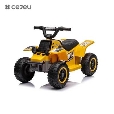 CJ-JS-511 子供のATV電動車 ドライブオンカー - 男の子と女の子のためのライト付きリモコン付き電動車