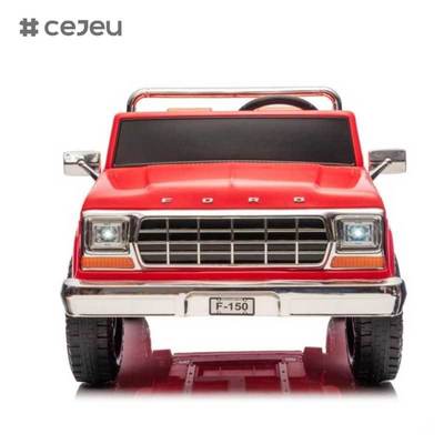 CJ-S323 F150 2025 最新の24Vフォード F150 ドライブ・オン・カー 本物の2人乗り 2歳から4歳までの子供のためのプラスチック素材