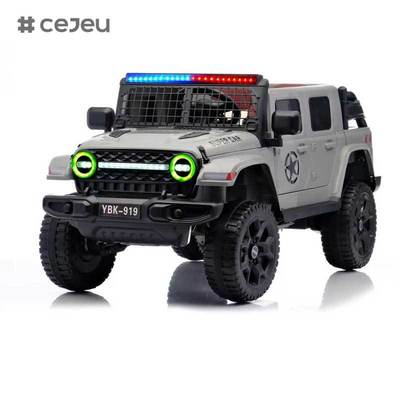 CJ-YBK-919 ユニセックス 12V リモコン 電気 赤ちゃん 車 乗車 玩具 5-7 歳 4 輪 MP3 機能のプラスチック素材