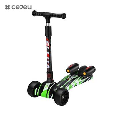 CJ-YBD-188 工場直販 高品質 子供向け 折りたたむ式 三輪車 音楽用 照明 リチウム電池 ハンドル スプレー