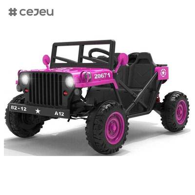 CJ-XH-JC609 スウィング機能と教育音楽付きの電気自動車の4輪乗り 2〜7歳