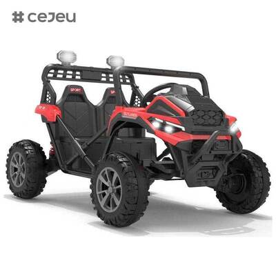 CJ-XH-JC610 4x4 バッテリー駆動 キッズ 電気UTV 両親のリモコンを搭載した子供のための車用バッグに乗る