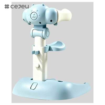 CJ-ML-01 Little deer Portable Bath Helper Baby Free Mother Hands Adjustable Height Baby Shower Stand with Anti-Slip Base Standing Support