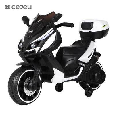CJ-XL-1988 ユニセックス 3輪電動バイク バッテリー式 小型プラスチックホイールライドオンおもちゃ 子供用 3～8歳 最新モデル 人気