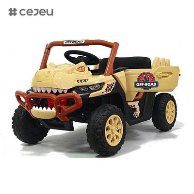 CJ-JDY-GTS3366 子供用リモートコントロール電動乗用カー 2～4歳向け バッテリー駆動 12V MP3 プラスチック 軽量 マルチプレイモード